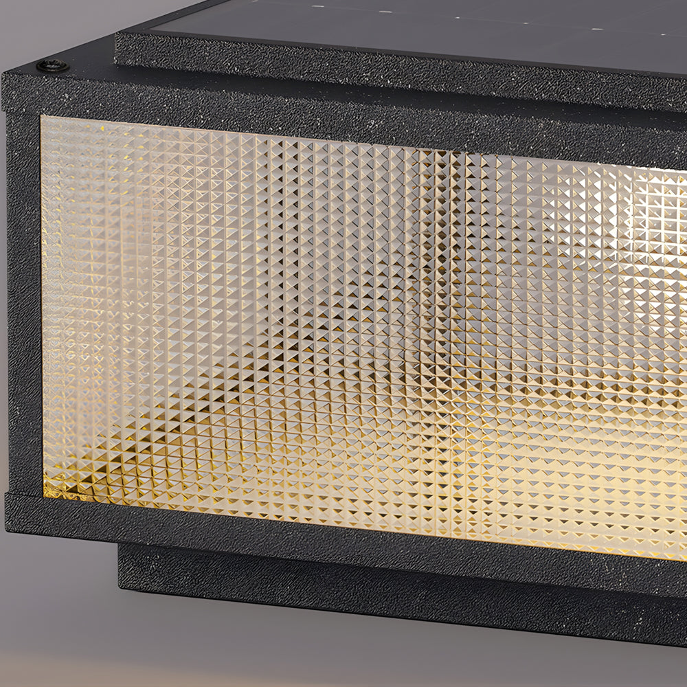RAVENHALL SQUARE CAST ALUMINUM OUTDOOR PILLAR LIGHT