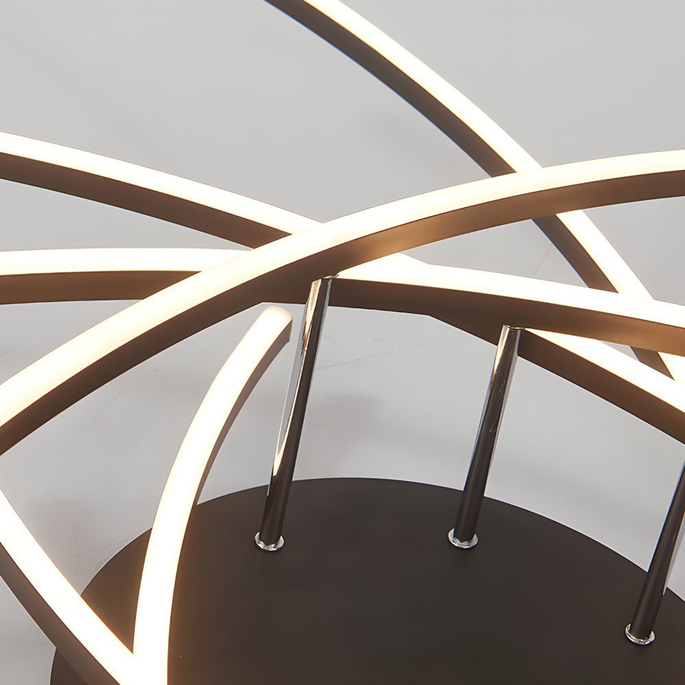 WINTHROP MODERN DUAL-LIGHT DIMMABLE CEILING LAMP WITH REMOTE CONTROL
