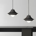 WINTHORPE STRIPED IRON TRIO-DIMMER NORDIC PENDANT LIGHT