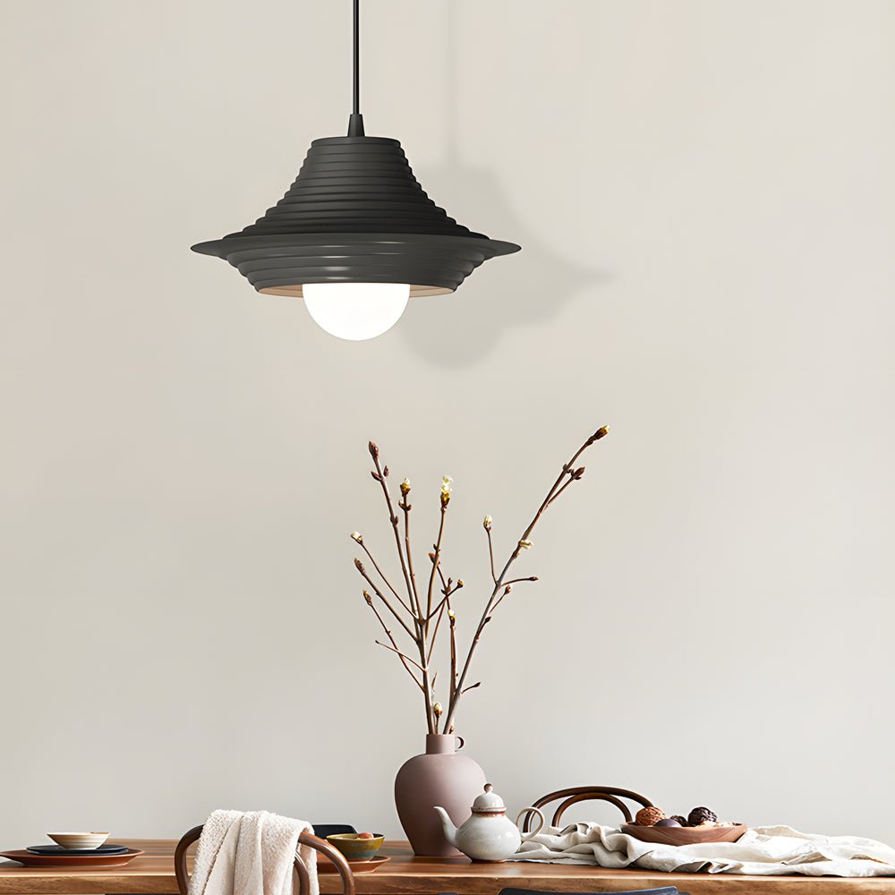 WINTHORPE STRIPED IRON TRIO-DIMMER NORDIC PENDANT LIGHT