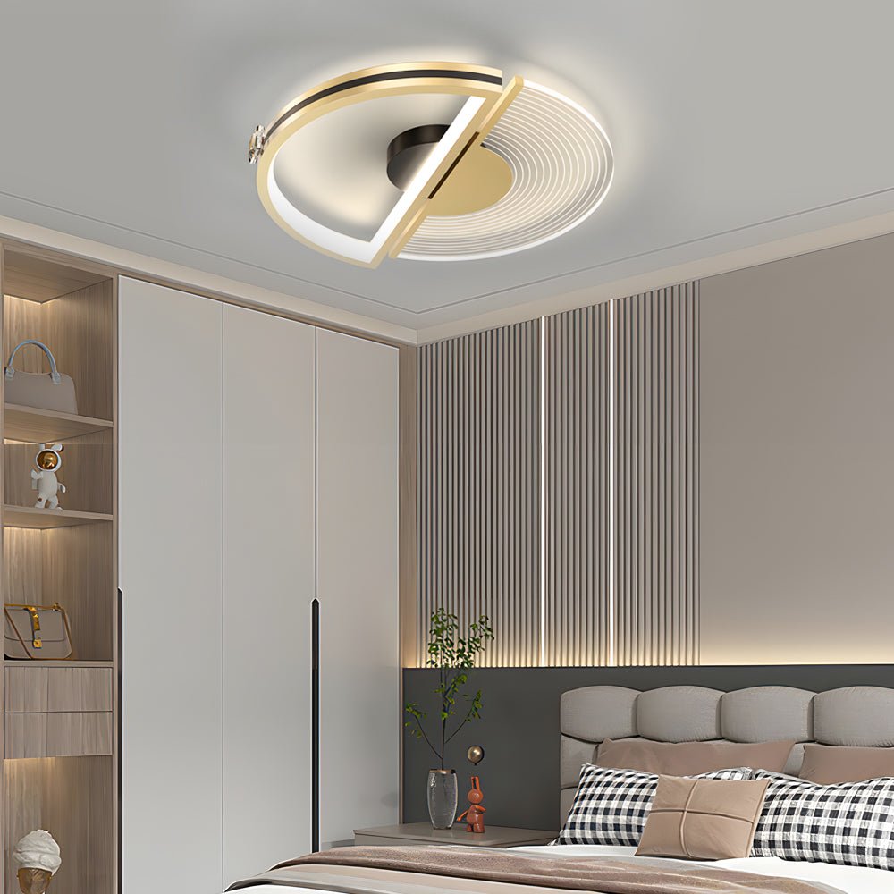 WINTHORPE MODERN TRIPLE-DIMMER LED CEILING LANTERN