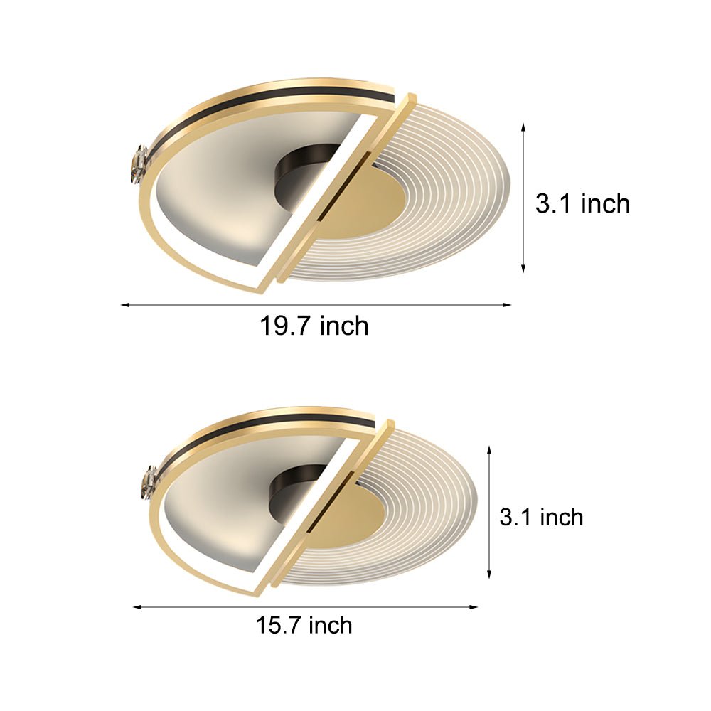WINTHORPE MODERN TRIPLE-DIMMER LED CEILING LANTERN