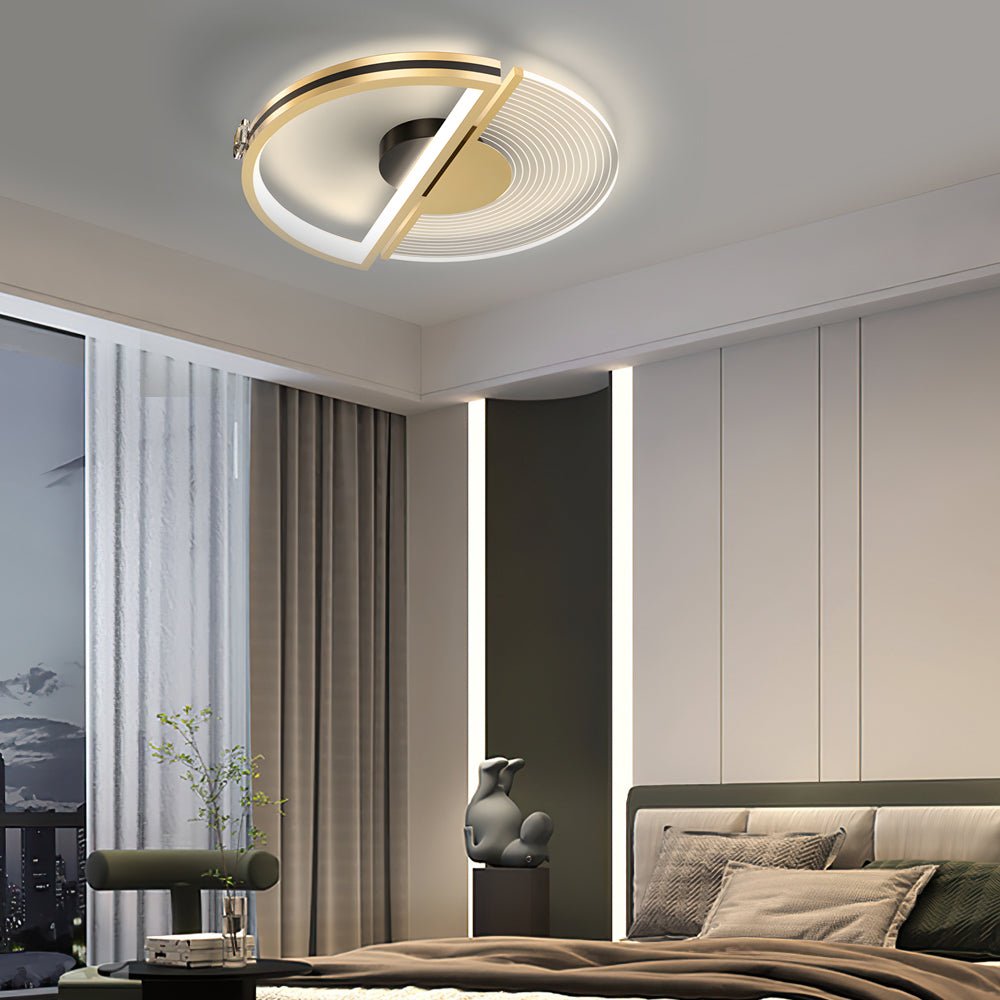 WINTHORPE MODERN TRIPLE-DIMMER LED CEILING LANTERN