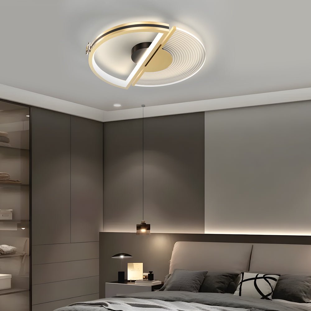WINTHORPE MODERN TRIPLE-DIMMER LED CEILING LANTERN