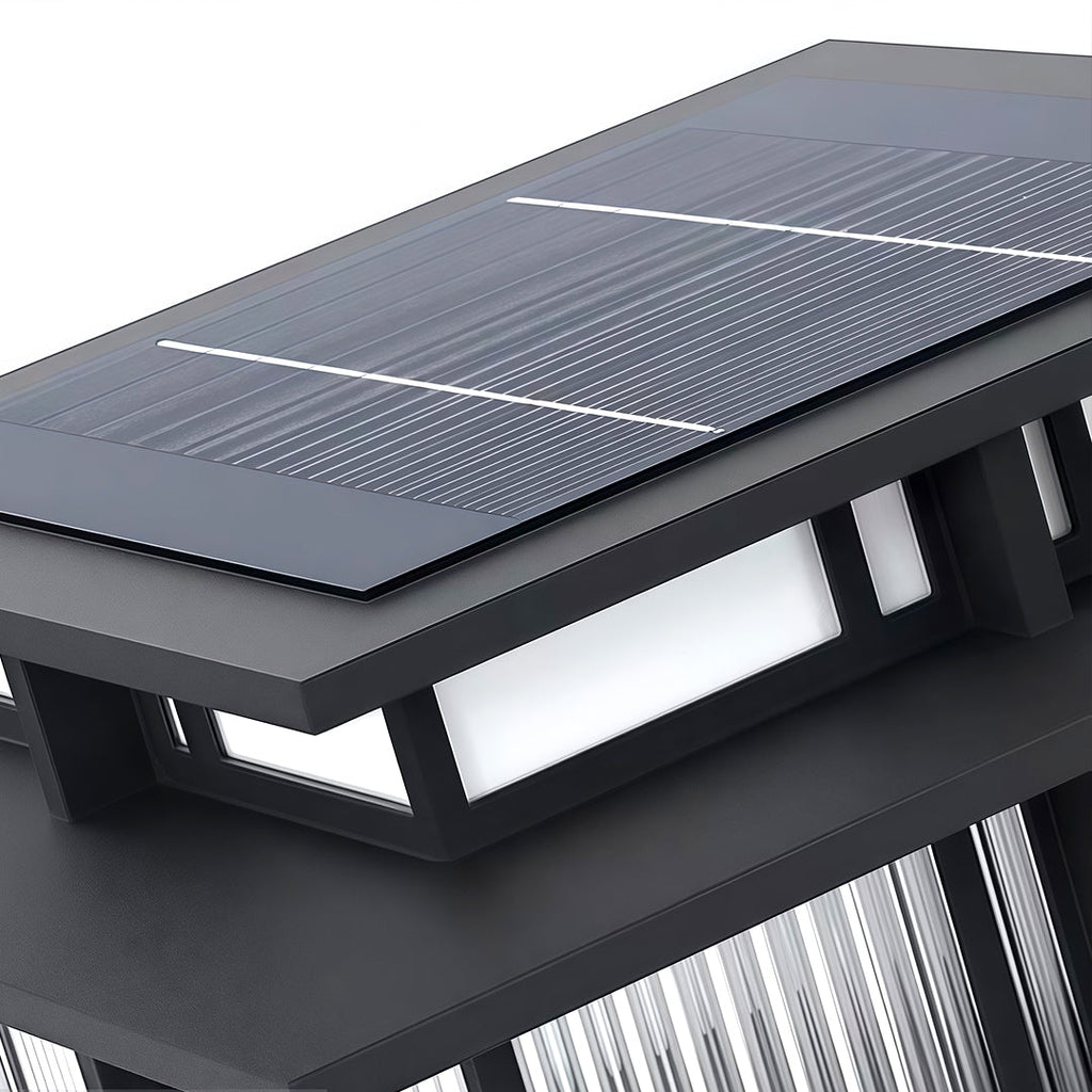 WINTHORPE OUTDOOR LED PILLAR LANTERN WITH WEATHERPROOF DESIGN