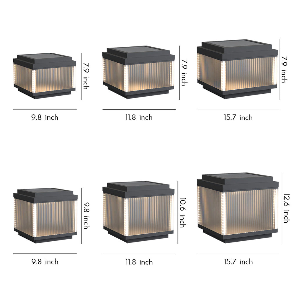 LANGLEY COURTYARD WATERPROOF PILLAR LANTERN