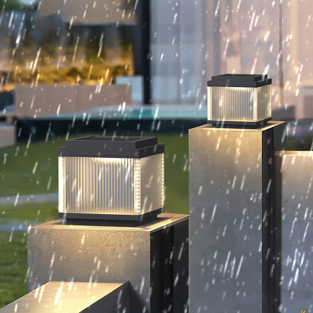 LANGLEY COURTYARD WATERPROOF PILLAR LANTERN