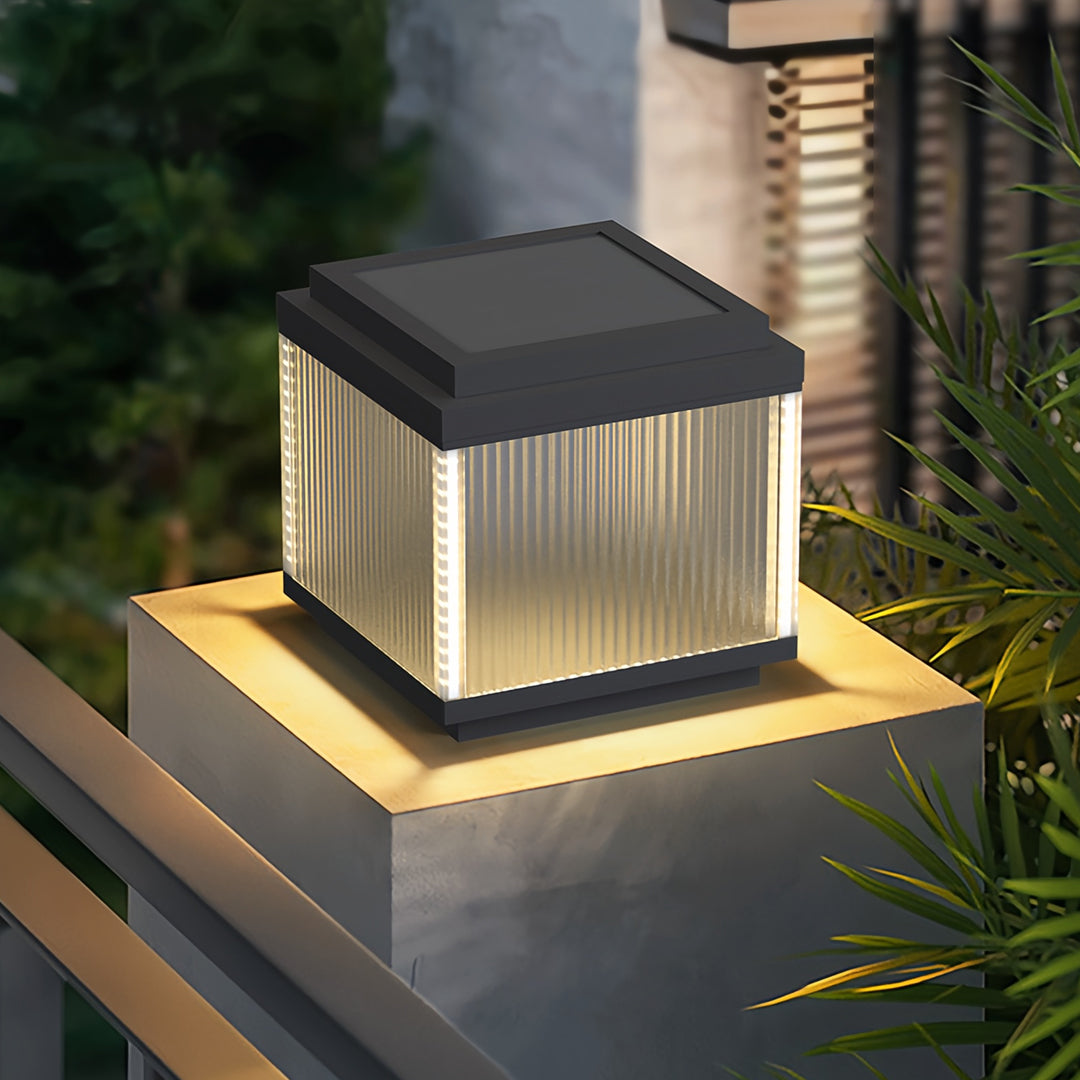 LANGLEY COURTYARD WATERPROOF PILLAR LANTERN