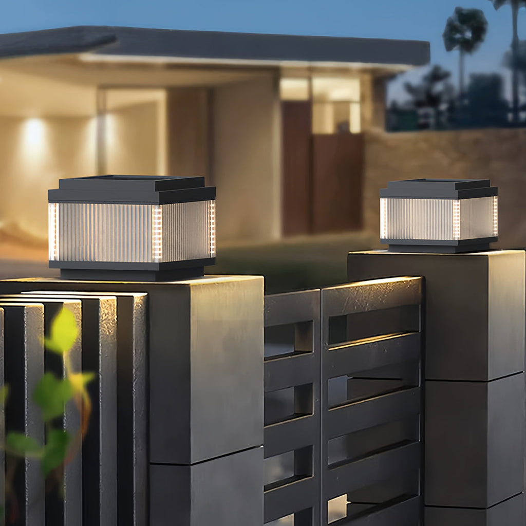 LANGLEY COURTYARD WATERPROOF PILLAR LANTERN