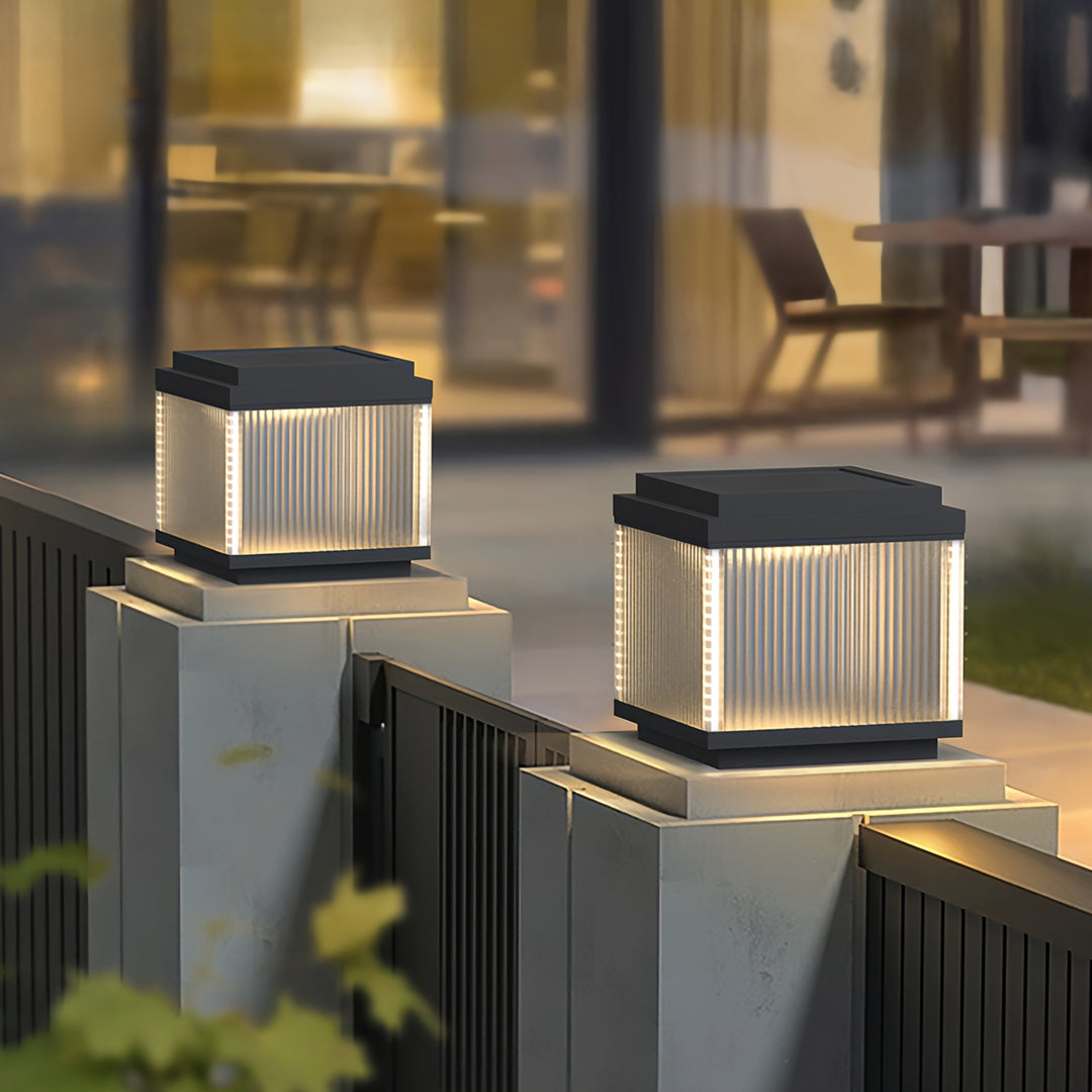 LANGLEY COURTYARD WATERPROOF PILLAR LANTERN