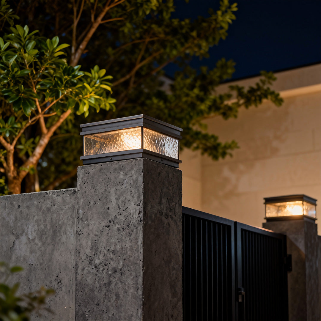 RAVENHURST SQUARE PILLAR GARDEN LANTERN