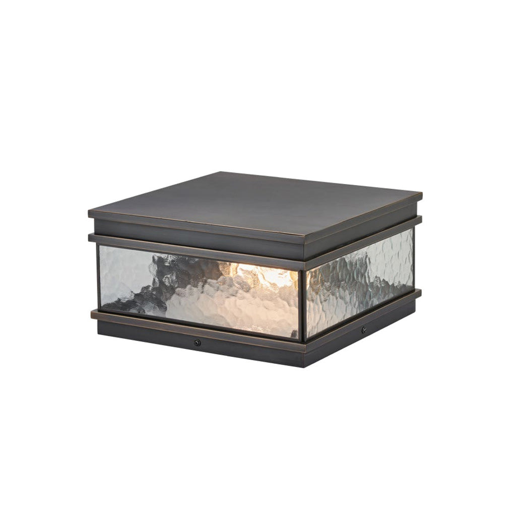 RAVENHURST SQUARE PILLAR GARDEN LANTERN