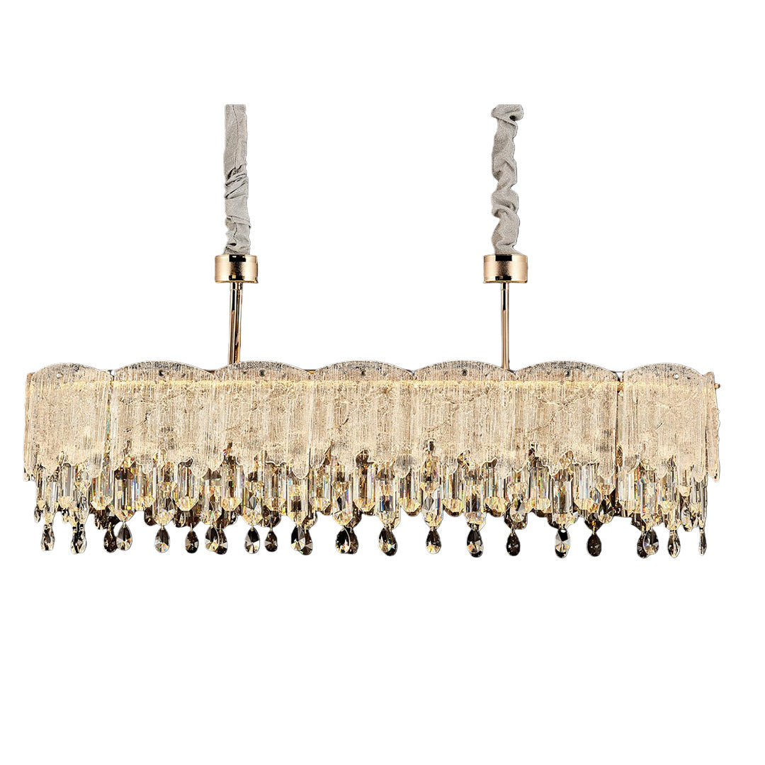 CHARLESTON CRYSTAL FRINGE CEILING LUMINAIRE