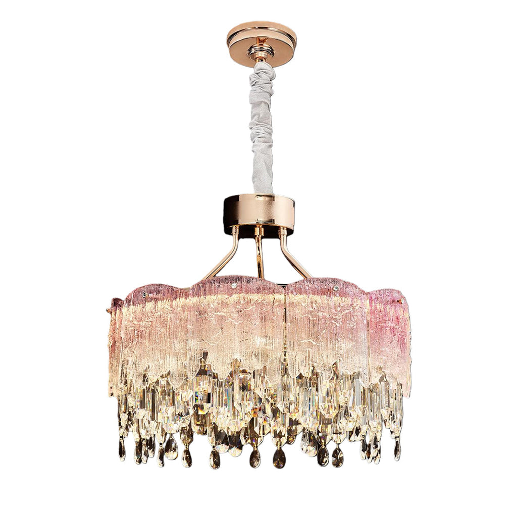 CHARLESTON CRYSTAL FRINGE CEILING LUMINAIRE