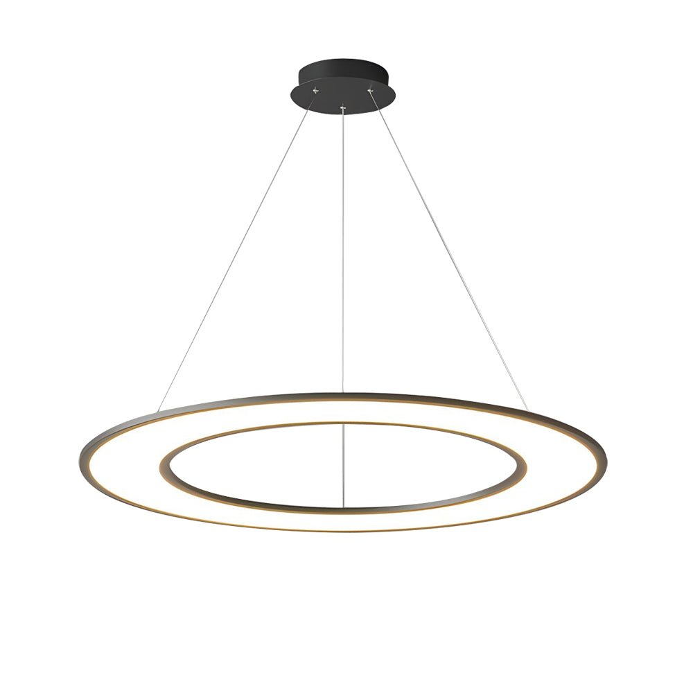 WINDSOR ORBITAL BLACK & WHITE LED HANGING LAMP