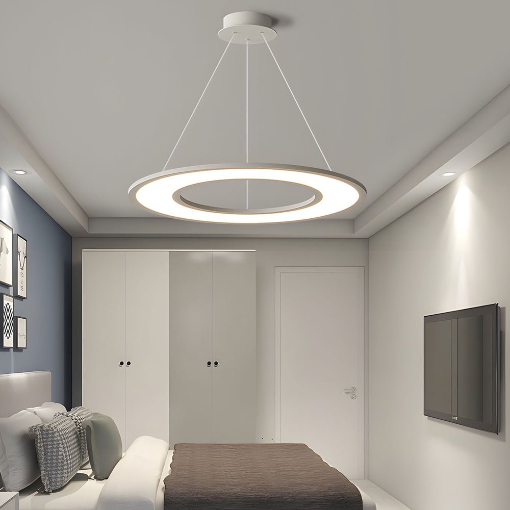 WINDSOR ORBITAL BLACK & WHITE LED HANGING LAMP