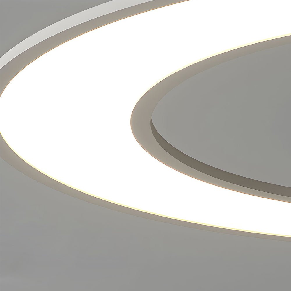 WINDSOR ORBITAL BLACK & WHITE LED HANGING LAMP