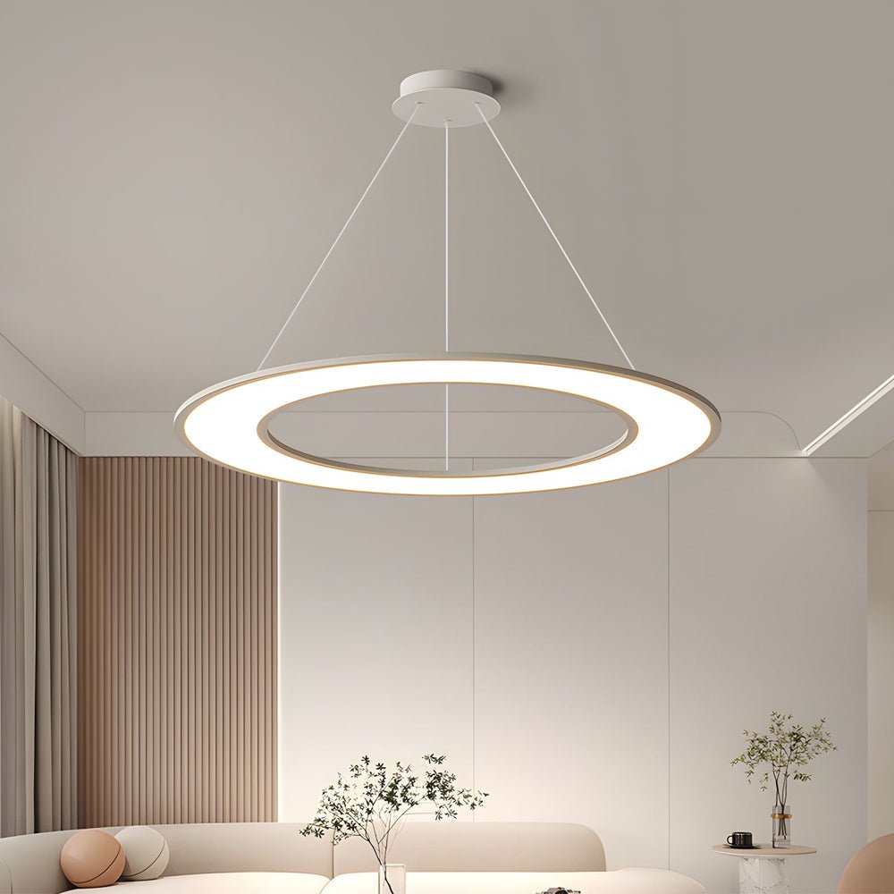 WINDSOR ORBITAL BLACK & WHITE LED HANGING LAMP