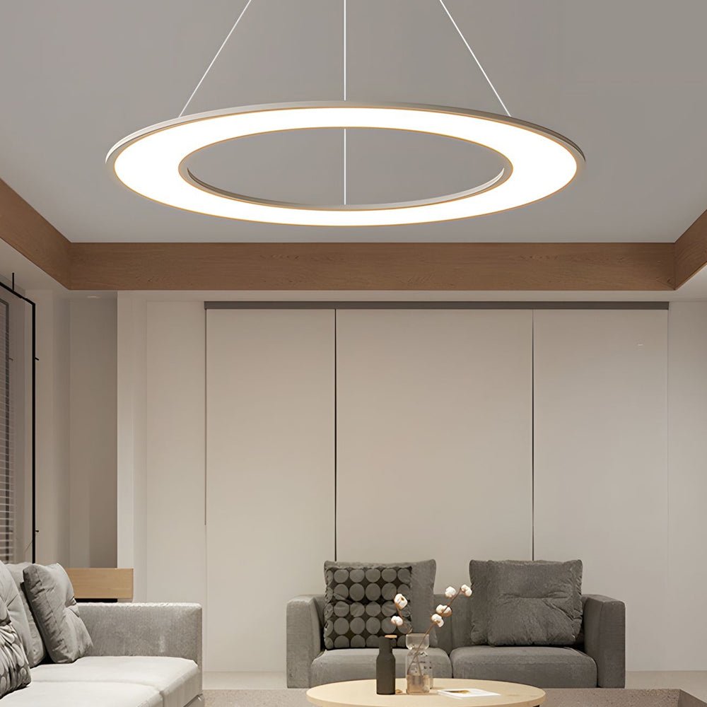 WINDSOR ORBITAL BLACK & WHITE LED HANGING LAMP