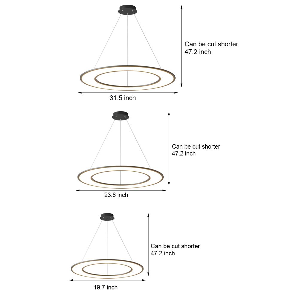 RAVENWOOD COSMIC ORB PENDANT LIGHT IN SABLE AND IVORY