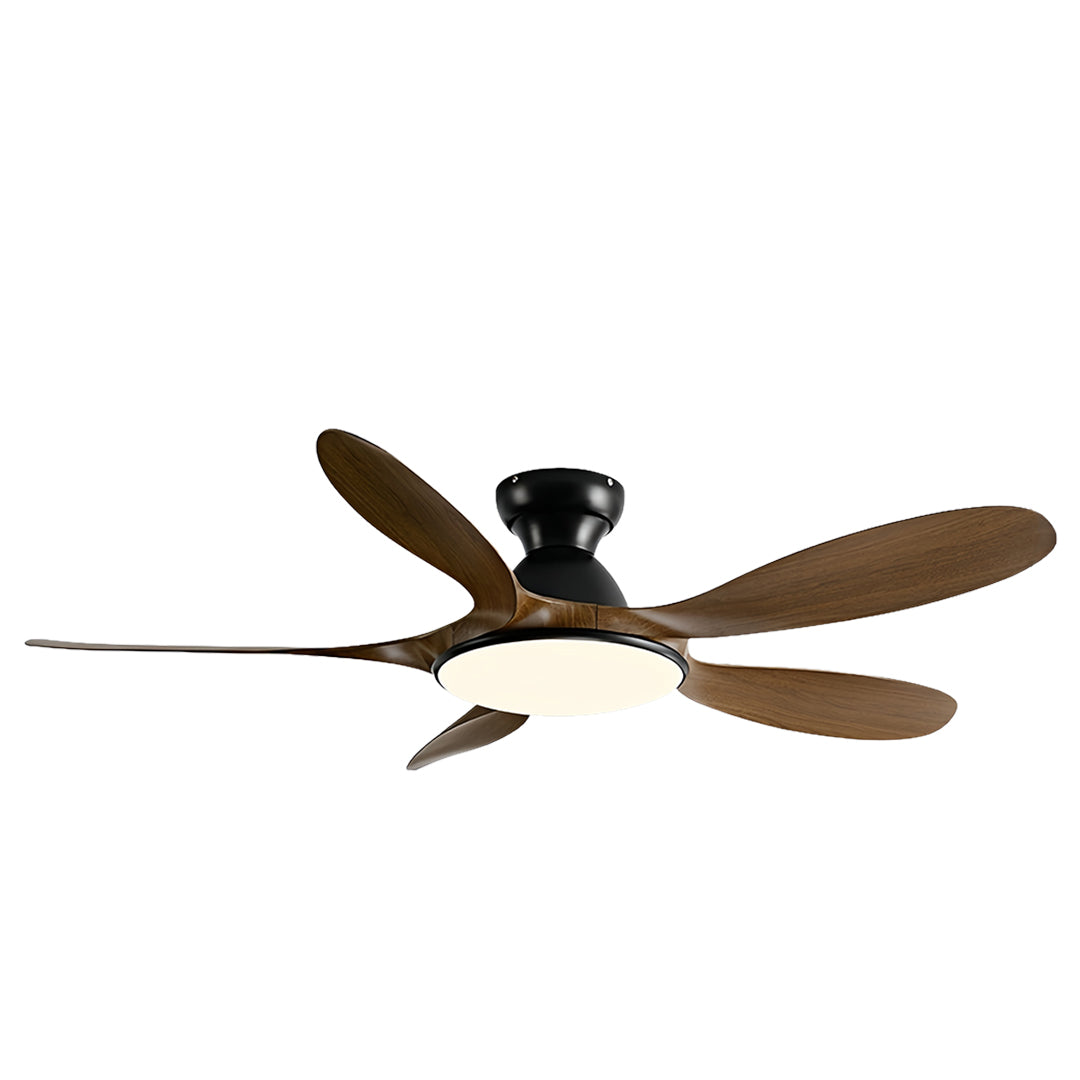 WINTHORPE FIVE-BLADE CEILING LIGHT FAN WITH ABS BLADES AND METAL FRAME