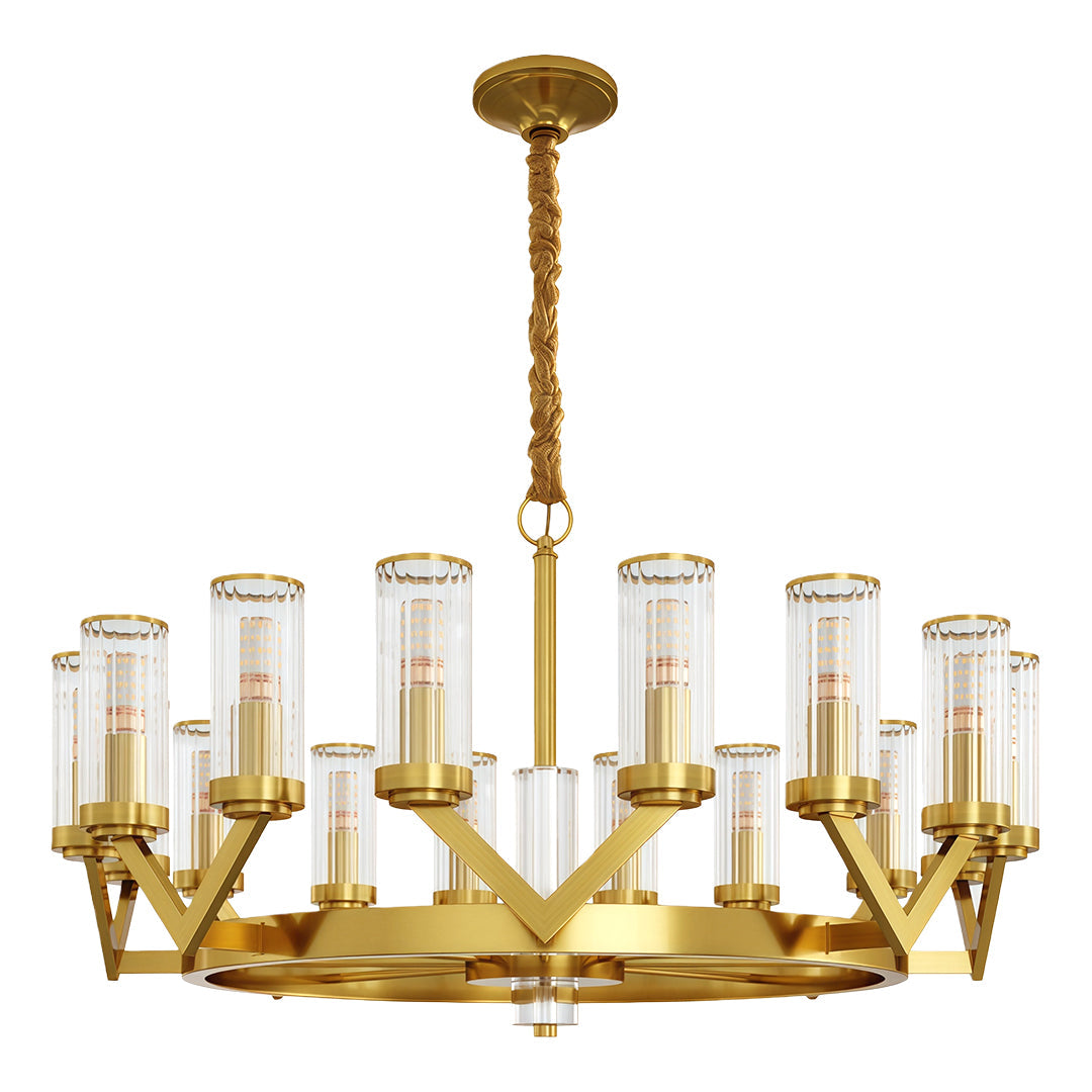 WINTHORPE CRYSTAL DROPLET CEILING LANTERN