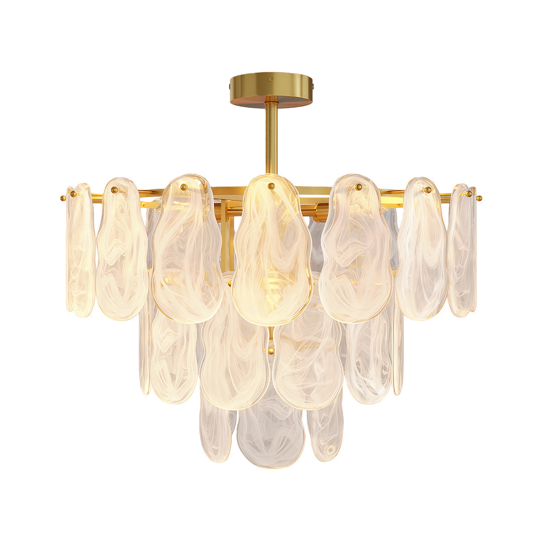 BRAMBLETON COPPER & GLASS SUSPENDED LIGHTING