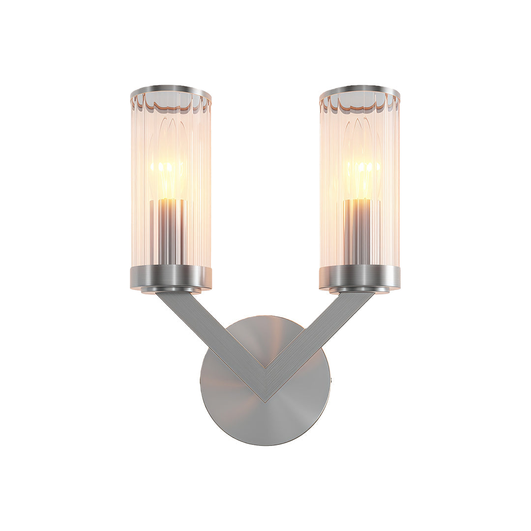BRACKENDALE COPPER-CLAD GLASS WALL LANTERN
