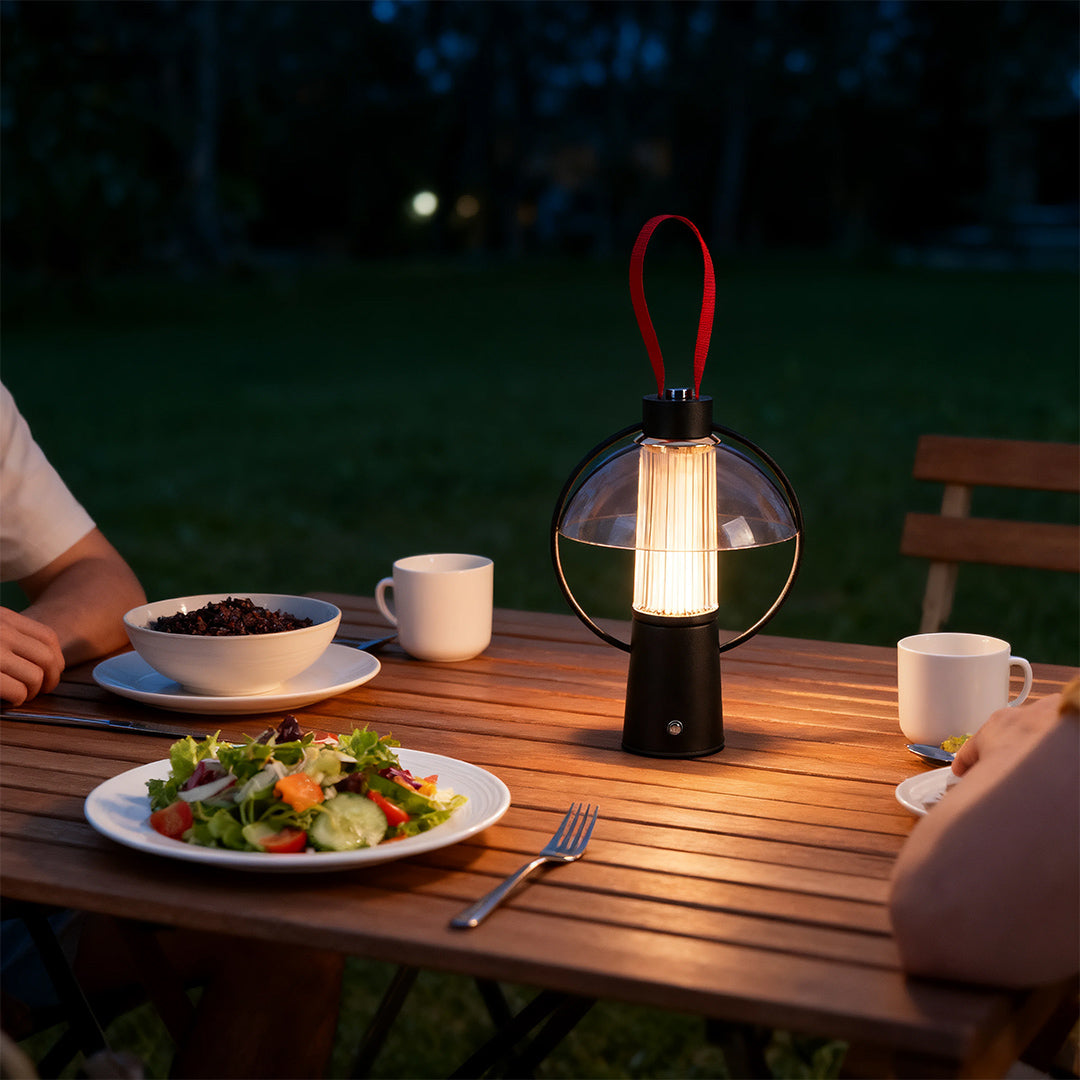 WINTERBOURNE CIRCLE ILLUMINATOR WITH IRON FRAME AND ACRYLIC GLOW