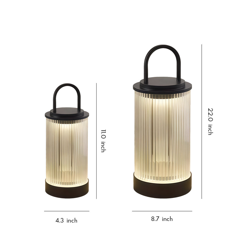 CHARLESTON WICKER OUTDOOR LANTERN