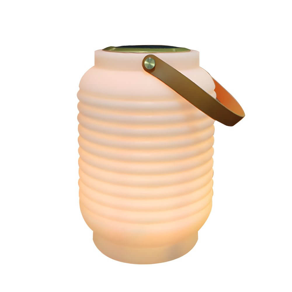 WINTHROP RAINBOW GLOW OUTDOOR LANTERN WITH SOLAR AND USB CHARGING