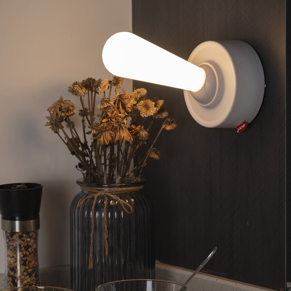 FENWICK USB MOONLIGHT DESK LAMP WITH CONTEMPORARY TOGGLE SWITCH AND SOFT AMBER GLOW