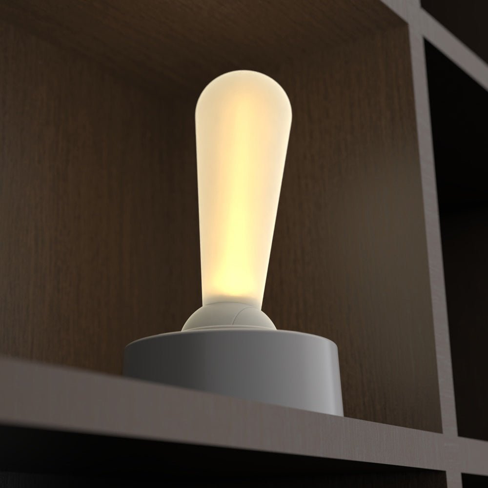 FENWICK USB MOONLIGHT DESK LAMP WITH CONTEMPORARY TOGGLE SWITCH AND SOFT AMBER GLOW