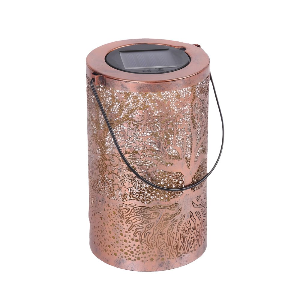 WHITBY SOLAR-POWERED VINTAGE TREE HANGING LANTERN