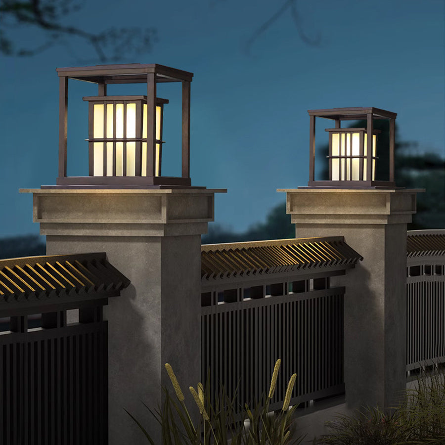 WINDSOR SQUARE OUTDOOR PILLAR LANTERN