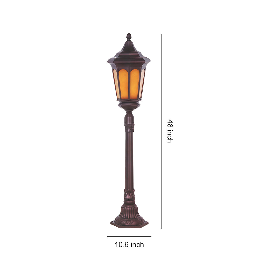 WINDSOR GARDEN PATHWAY LANTERN, WATER-RESISTANT TRADITIONAL LED LANDSCAPE LIGHT