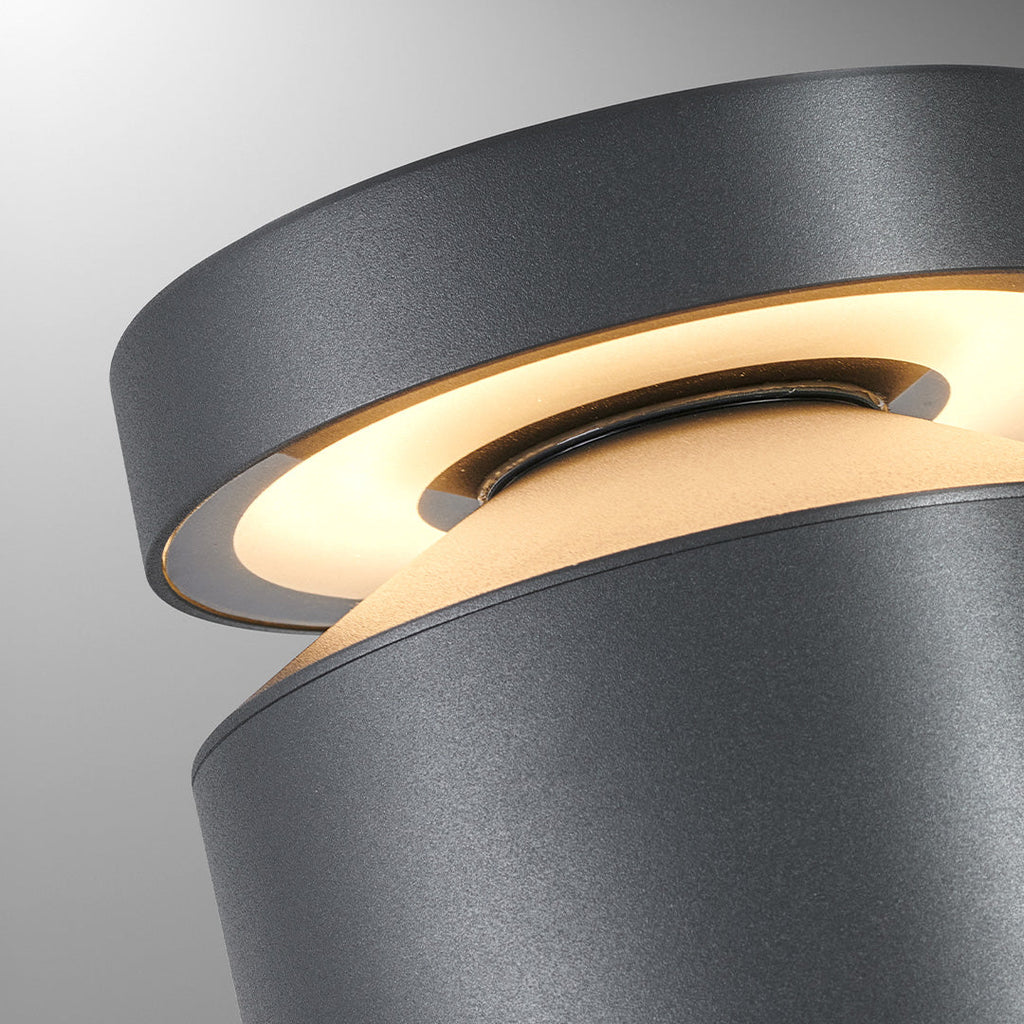WINTERBOURNE MODERN OUTDOOR BOLLARD LIGHT WITH WATER-RESISTANT DESIGN