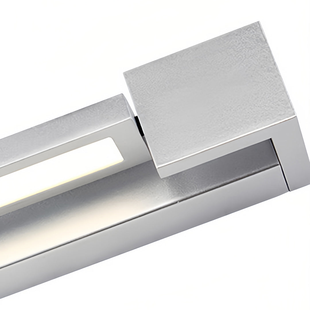 WINTHROP POLISHED CHROME VANITY ILLUMINATOR WITH INTEGRATED MIRROR