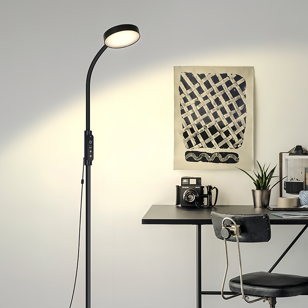 WHITCOMB LED LITERARY LANTERN, MINIMALIST EYE-CARING STANDING LIGHT