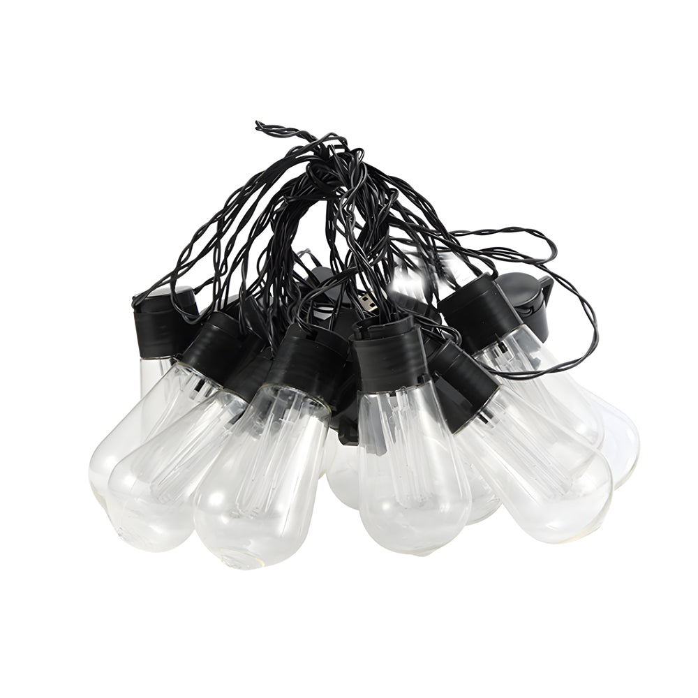 WHIMBLETON RUSTIC SOLAR GLOW STRING LIGHTS