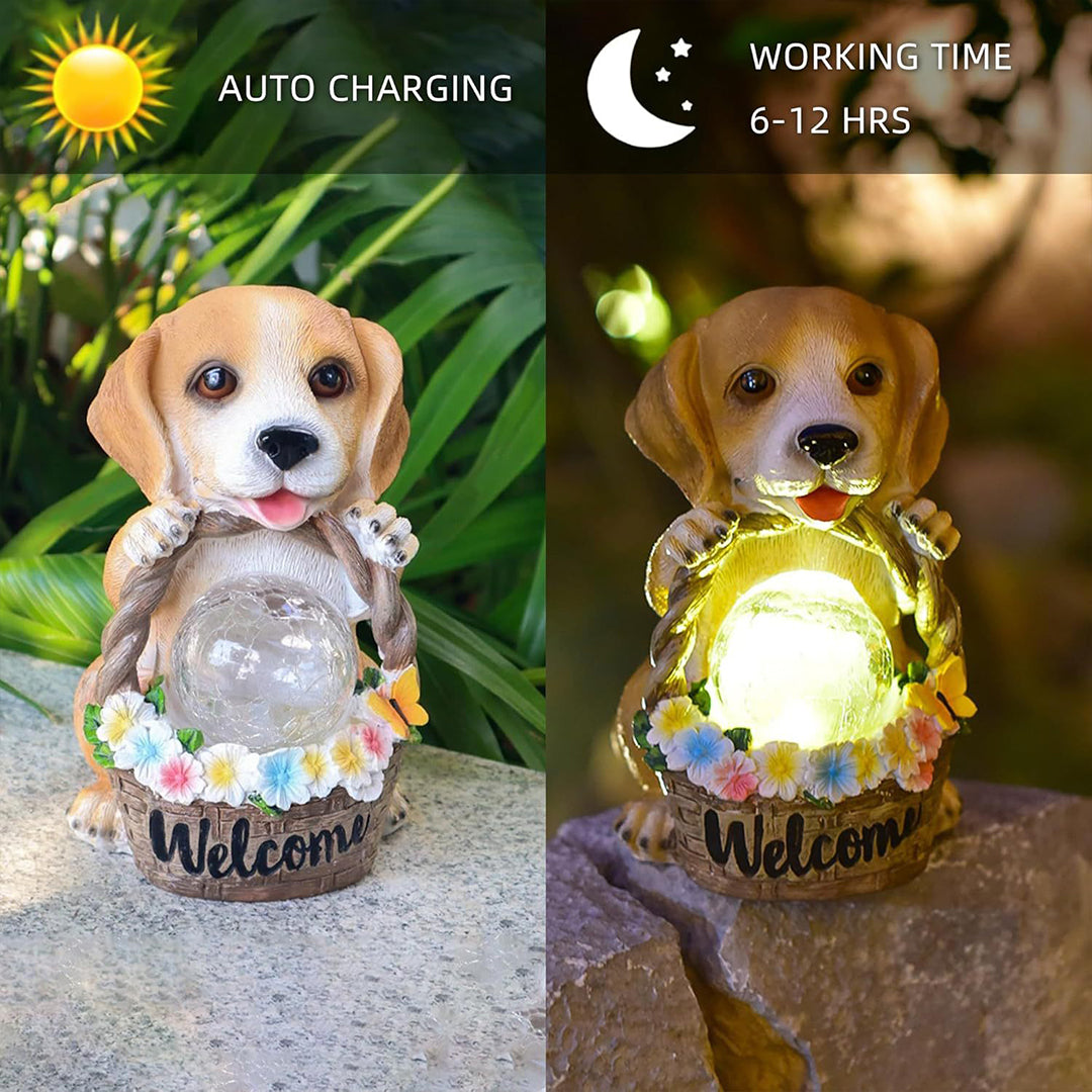 1. "PENROSE FABLES GLOWING FAUNA LANTERNS"  
   - Enchant your garden with whimsical animal-shaped lanterns that illuminate your outdoor space with solar-powered charm.

2. "HASTINGS MENAGERIE SOLAR ILLUMINATION ORBS"  
   - Transform your garden into a m