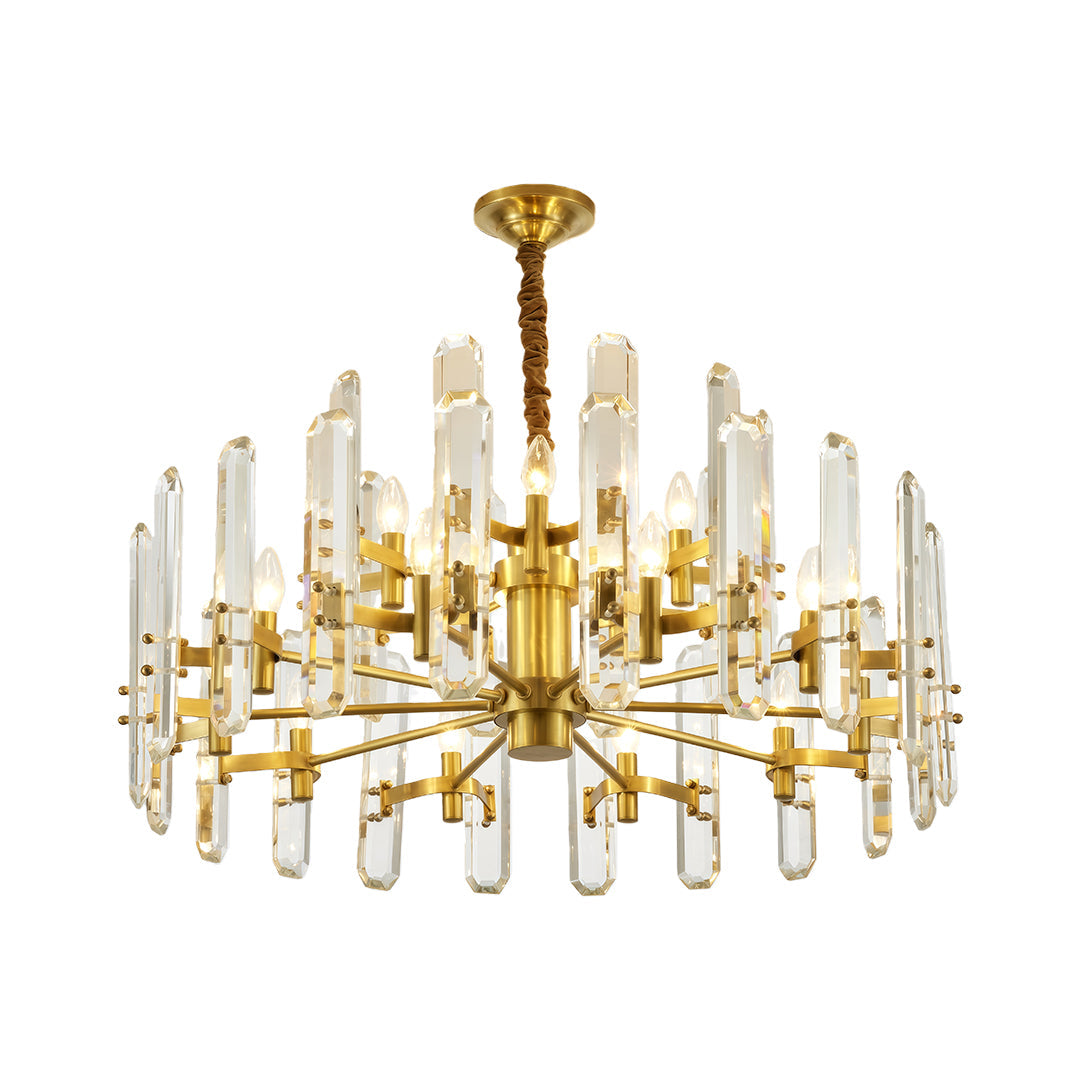 WINDSOR GLASS & BRASS CEILING LANTERN