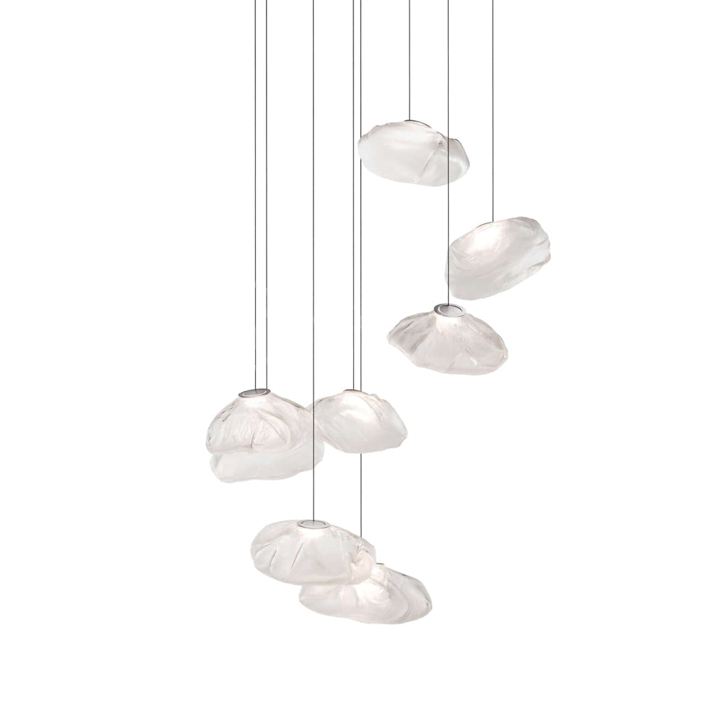 FENWICK VINTAGE GLASS ORB HANGING LAMP
