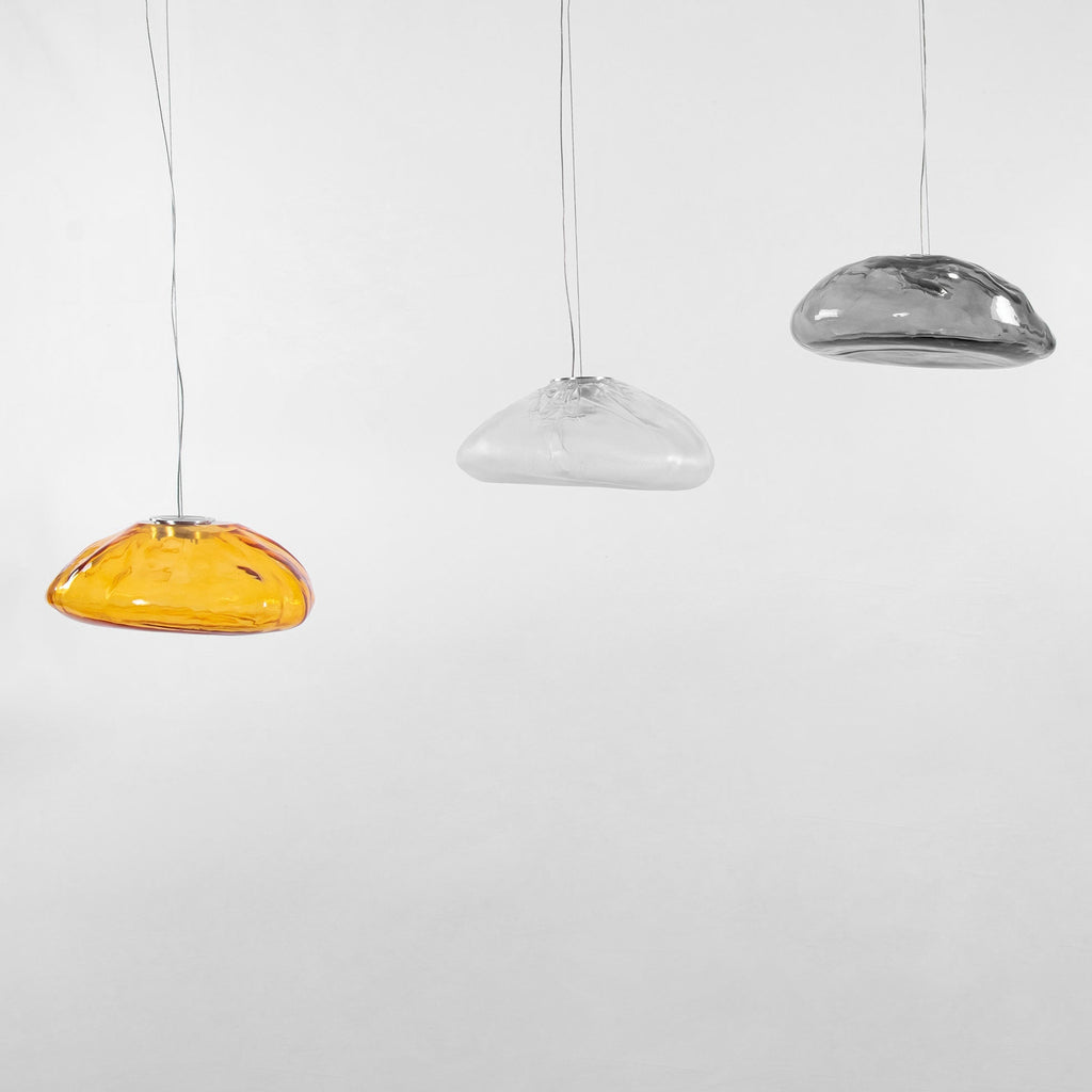 FENWICK VINTAGE GLASS ORB HANGING LAMP