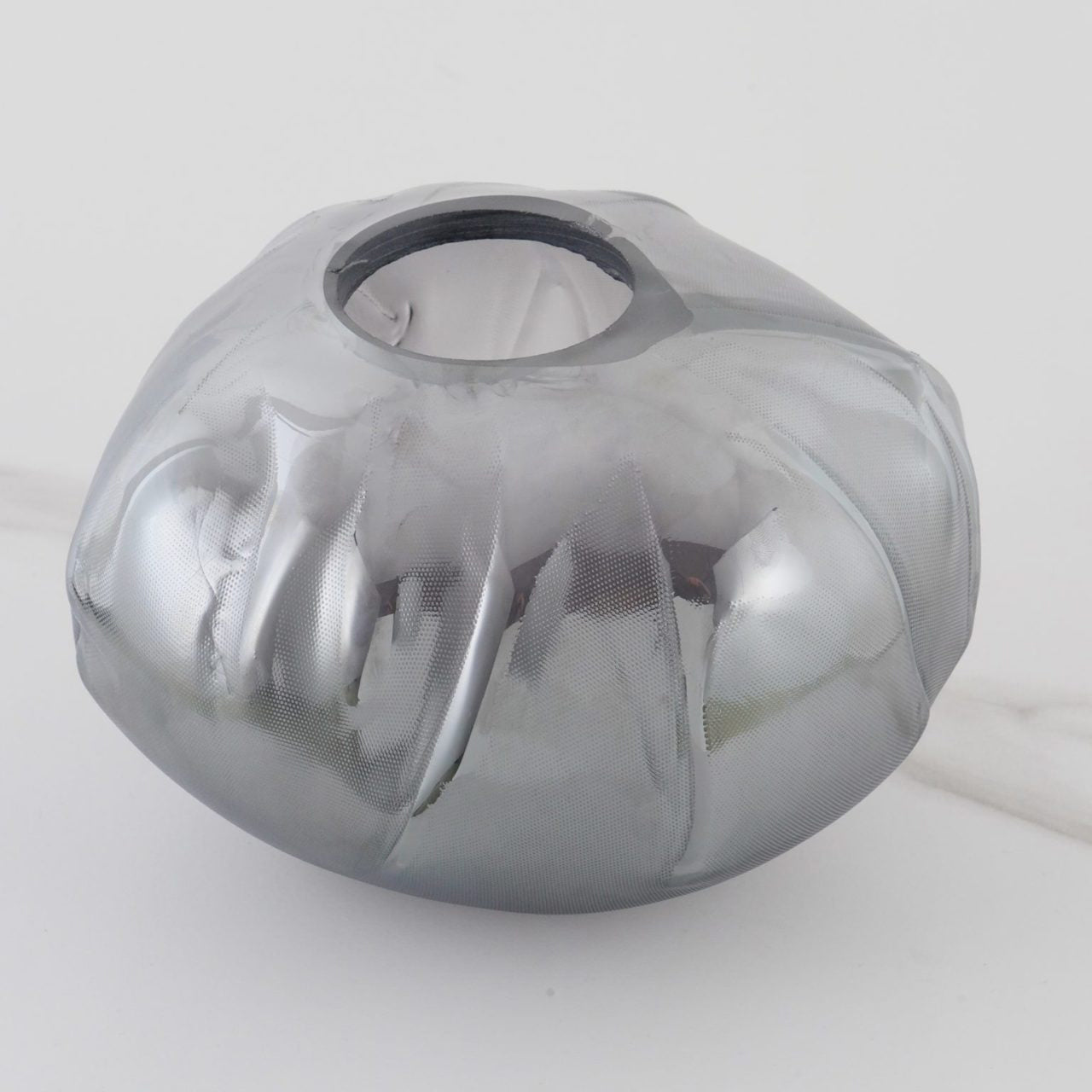 FENWICK VINTAGE GLASS ORB HANGING LAMP