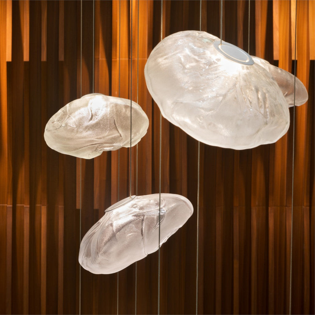 FENWICK VINTAGE GLASS ORB HANGING LAMP