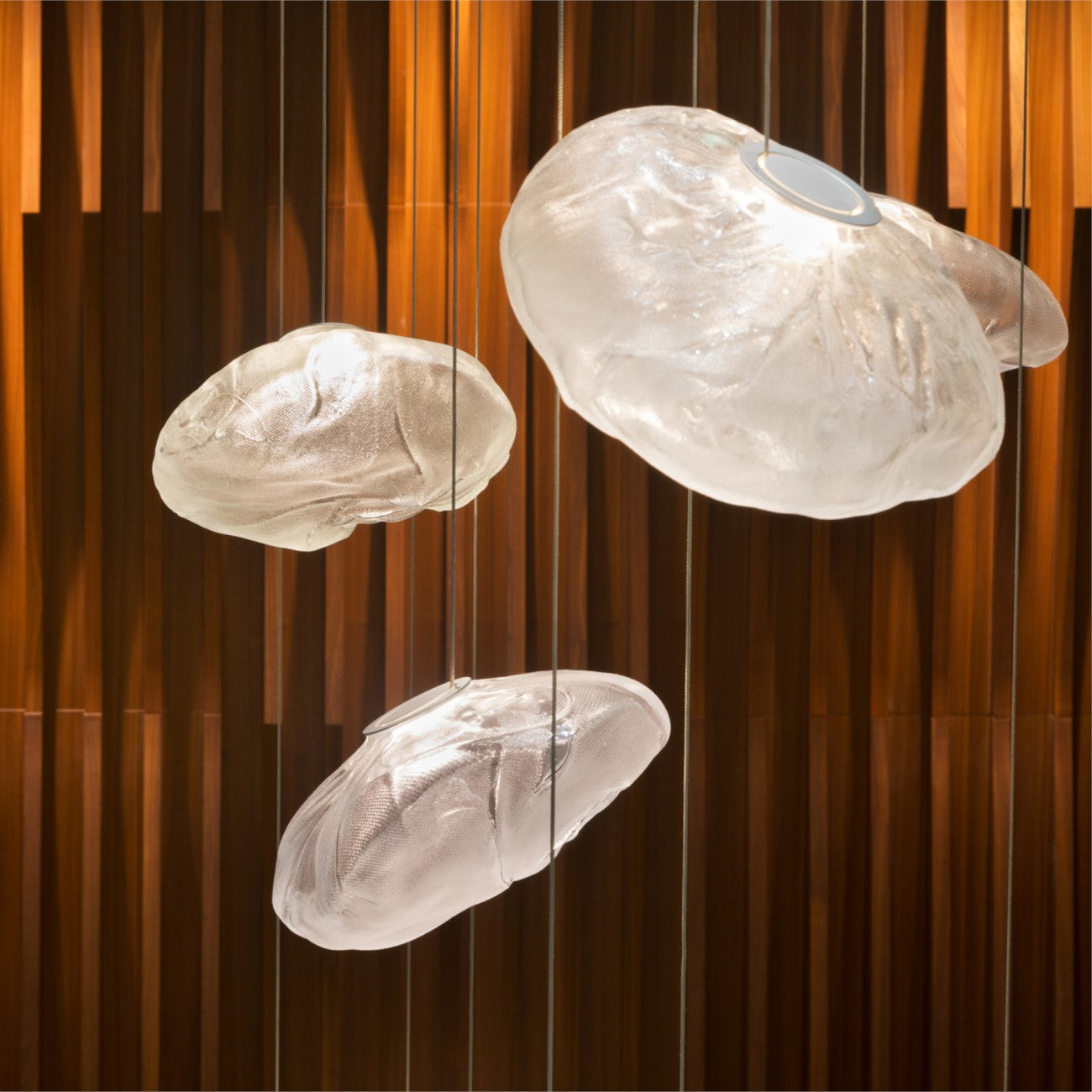 FENWICK VINTAGE GLASS ORB HANGING LAMP