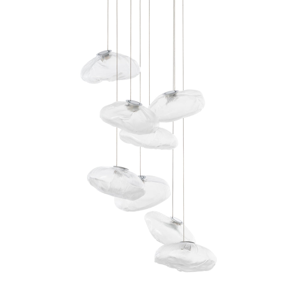 FENWICK VINTAGE GLASS ORB HANGING LAMP