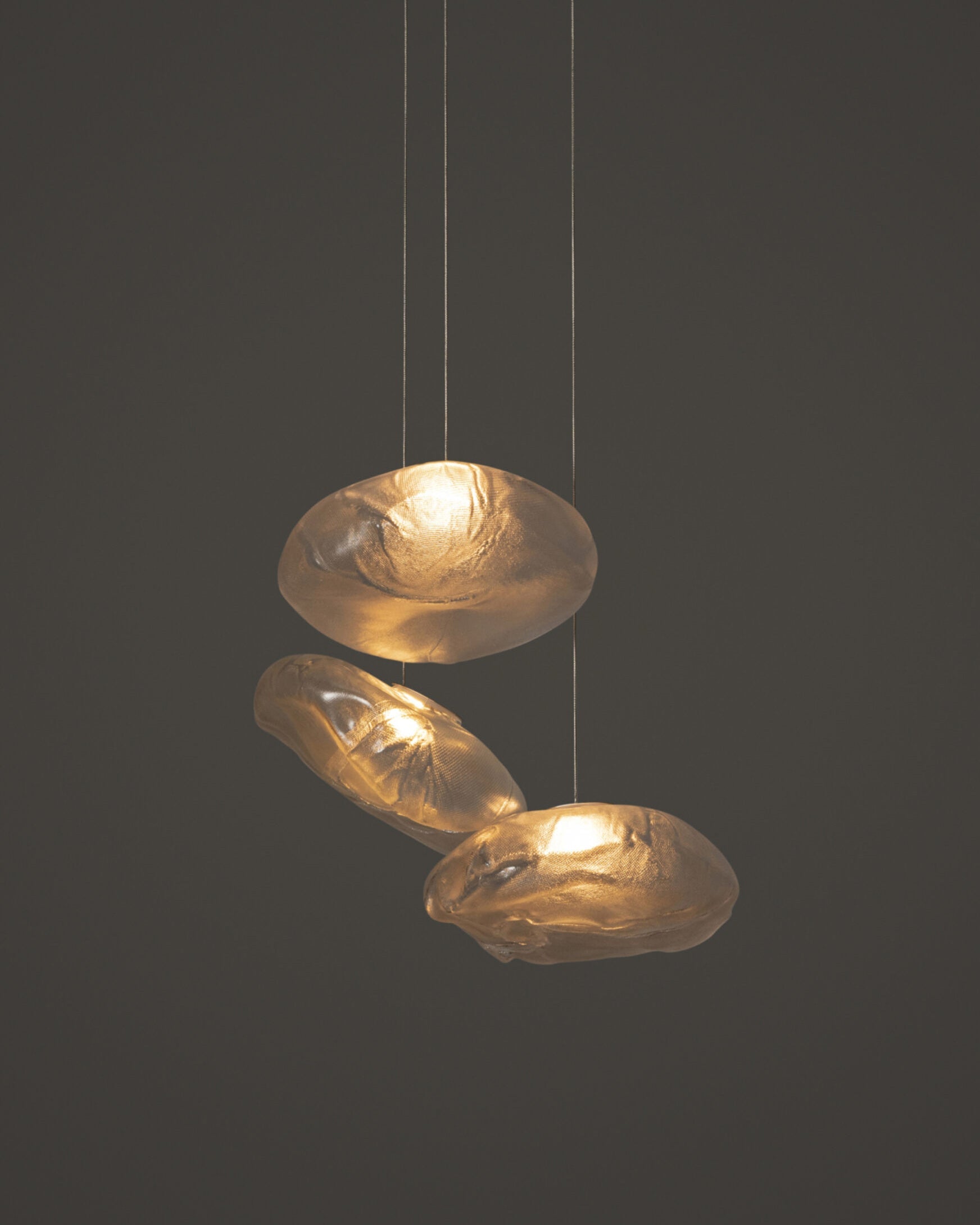 FENWICK VINTAGE GLASS ORB HANGING LAMP