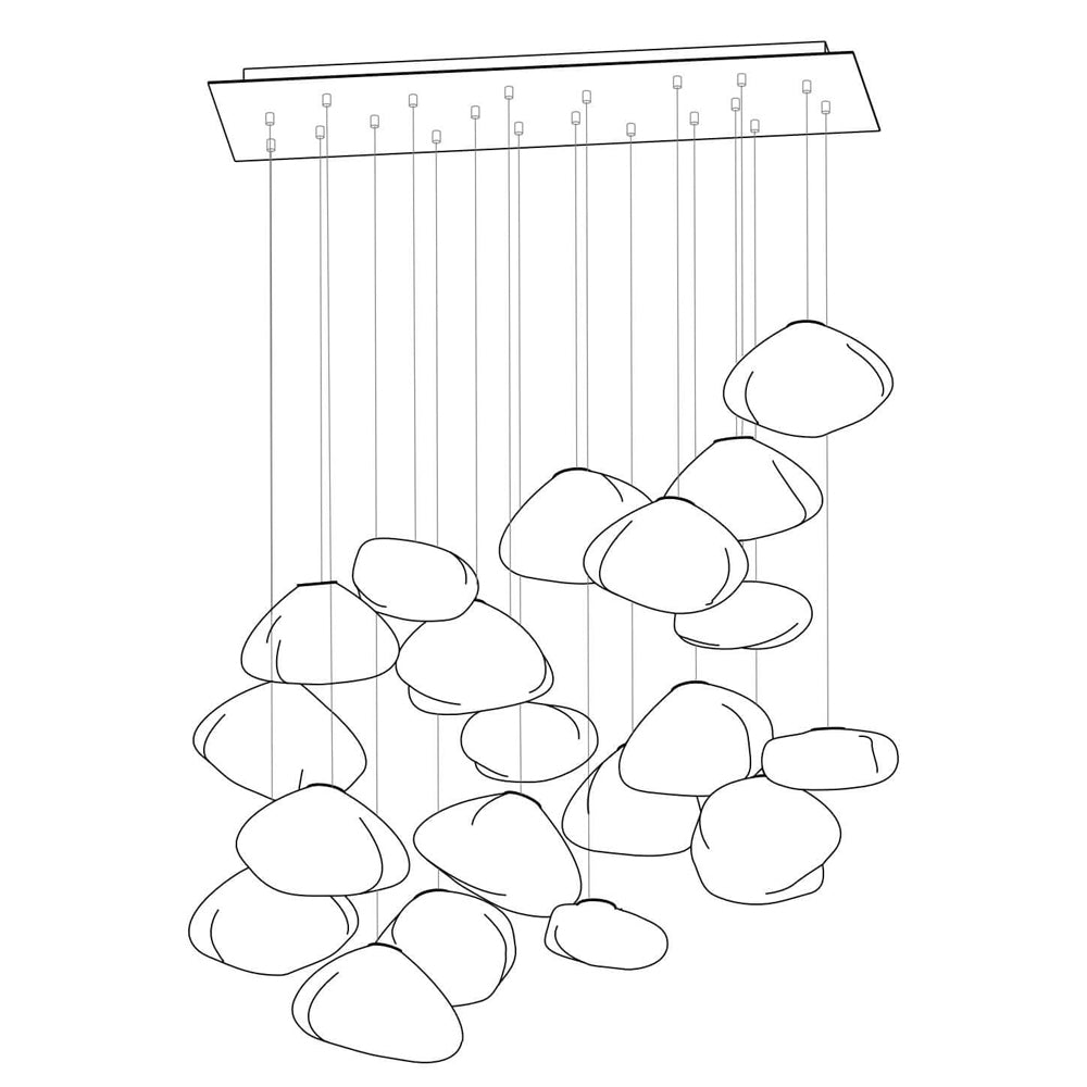 FENWICK VINTAGE GLASS ORB HANGING LAMP